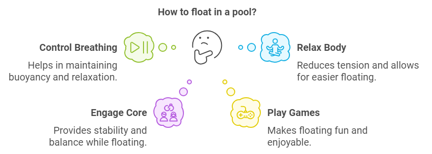 How to float in a pool