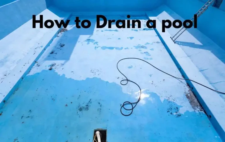 how to drain a pool